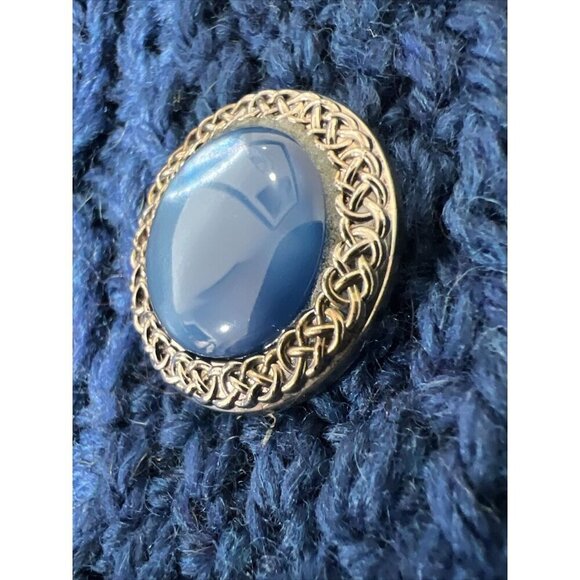 Aran Crafts Cardigan LARGE Sweater Wool Buttons Ireland Soft Fishermans Pockets - Picture 7 of 8